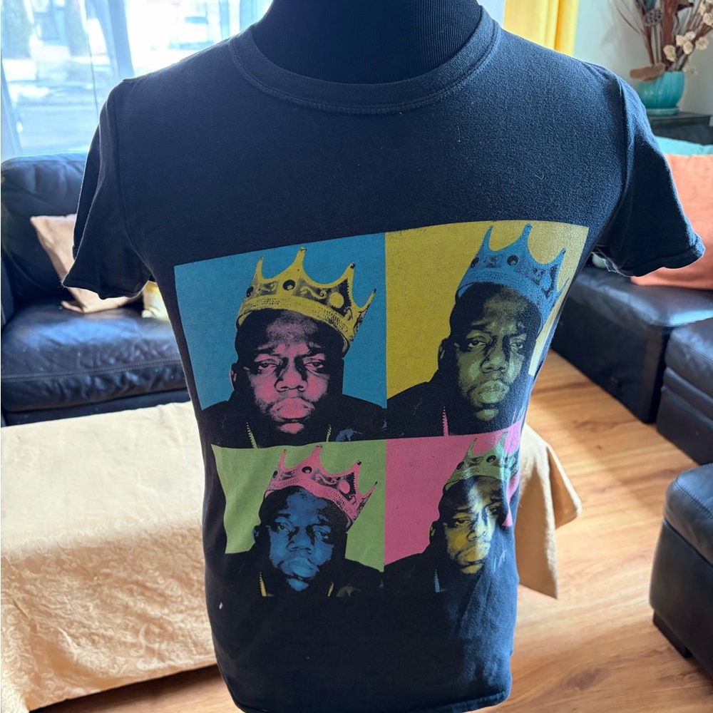 Vintage Notorious BIG Colorful Graphic T-Shirt